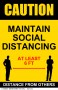 CT0005-MAINTAIN SOCIAL -24x36in